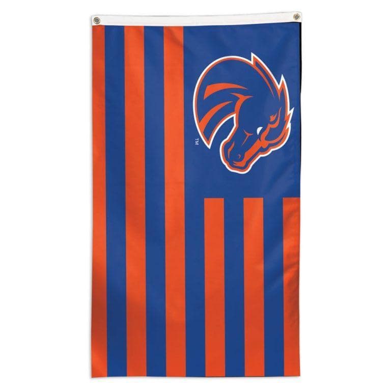 NCAA Boise State Broncos striped team flag for sale