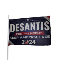Thumbnail for DESANTIS 2024 KEEP AMERICA FREE  2024 Flag 3' x 5' Size Blue