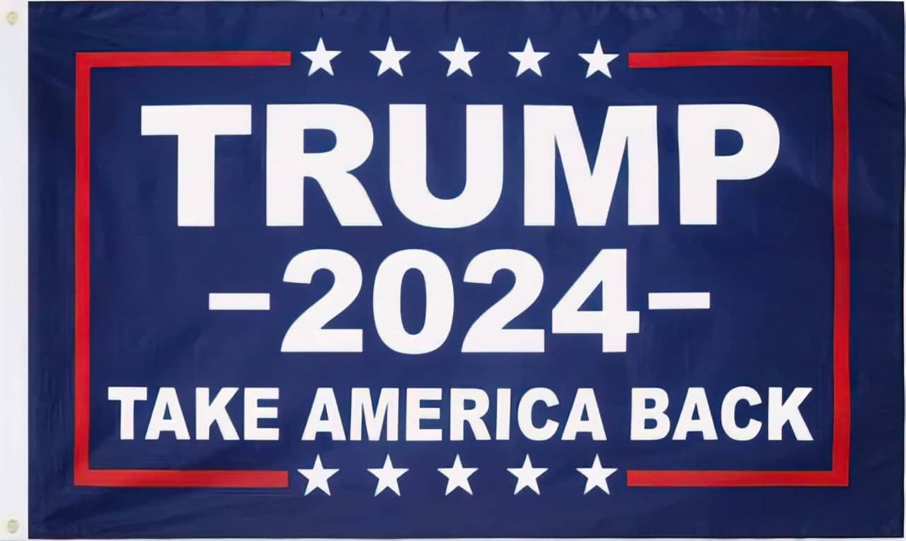 president donald trump 2024 flag to support trump to run for president of the united states image