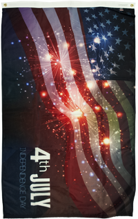Thumbnail for July 4th Flag for flagpole for sale online front