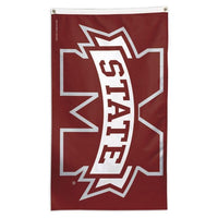 Thumbnail for NCAA Mississippi State Bulldogs team flag for sale for an extendable flagpole