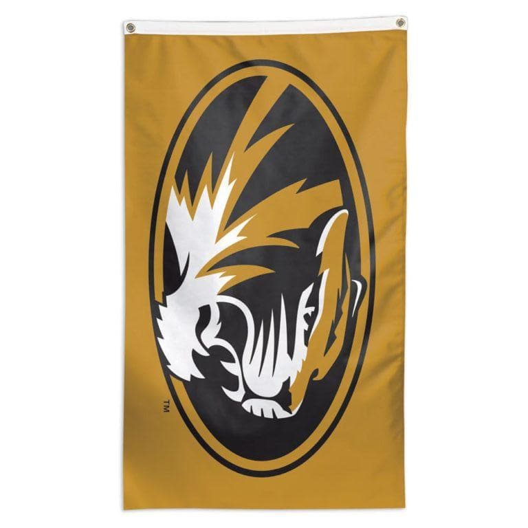 NCAA flag for flagpole Missouri Tigers team flag for sale