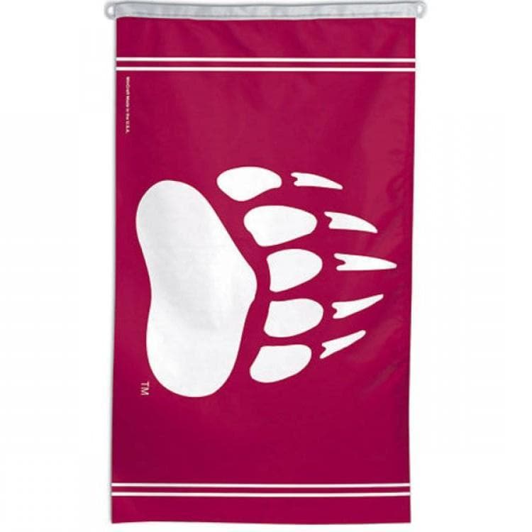 NCAA Montana Grizzlies team flag with paw for sale