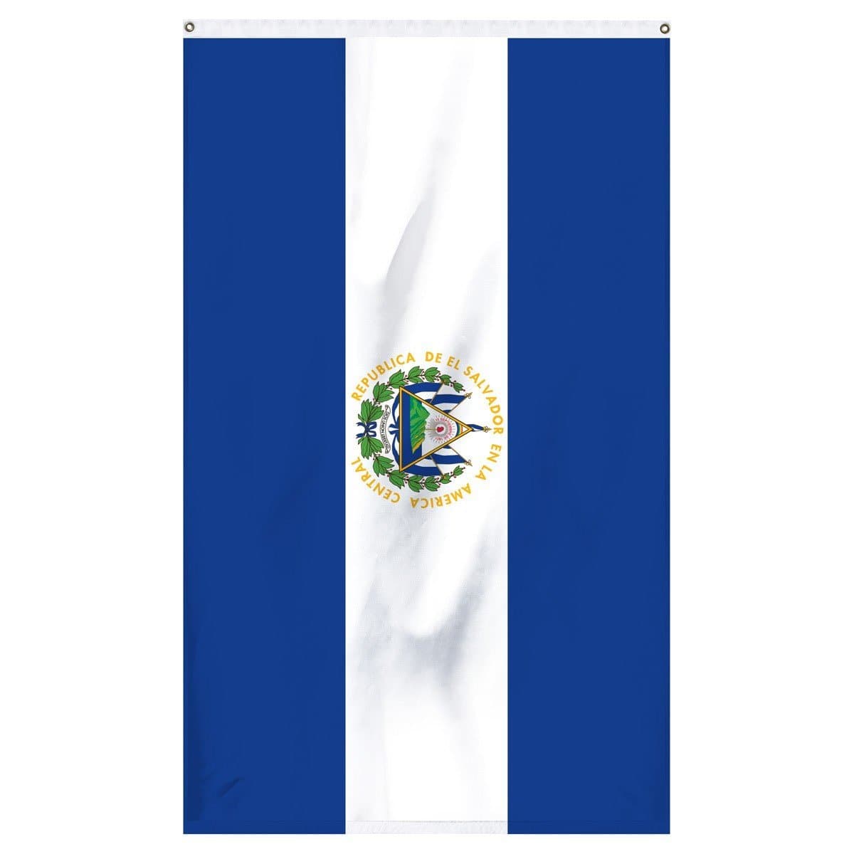The national flag of El Salvador for sale for the tops of flagpoles