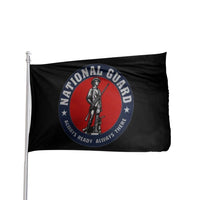 Thumbnail for National Guard Always Ready Black Flag DURAFLIGHT