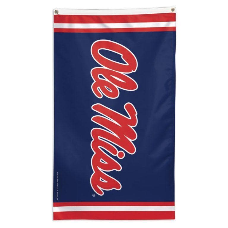 NCAA Ole Miss Rebels team flag for sale for extendable flagpoles