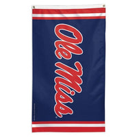 Thumbnail for NCAA Ole Miss Rebels team flag for sale for extendable flagpoles