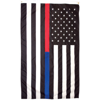 Thumbnail for american flag with blue and red thin line for sale online