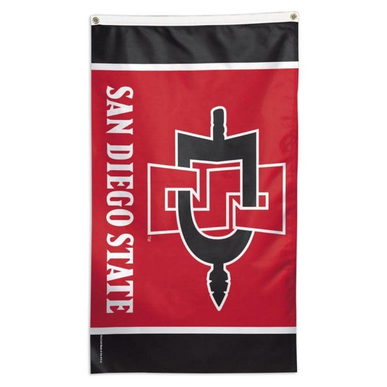 NCAA San Diego State Aztecs team flag for sale to fly on a flag pole