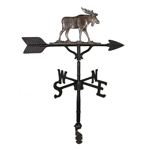 Silver Moose Weathervane made in America for sale online image