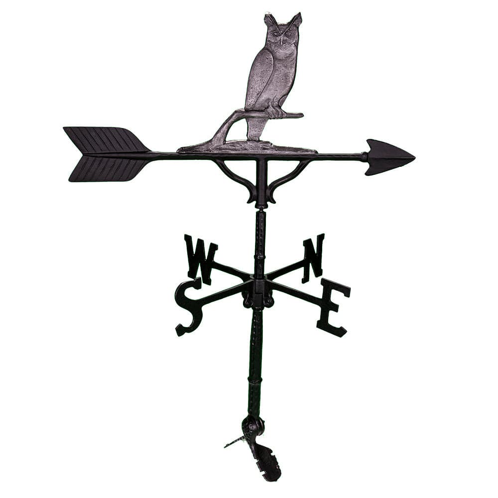 swedish iron owl weathervane