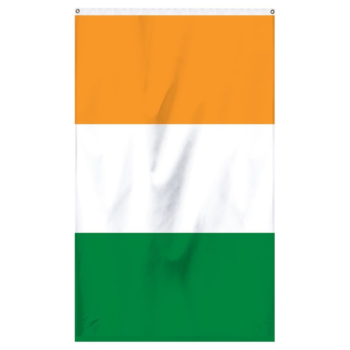 The Ivory Coast flag for sale online for parades, flagpoles, and collectors