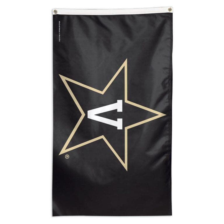 NCAA team Vanderbilt Commodores flag for sale for the top of a flagpole at your house