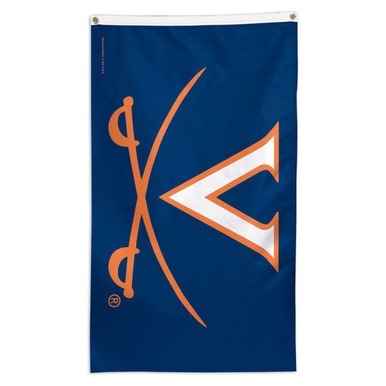 NCAA Virginia Cavaliers team flag for sale to fly on a flagpole at home