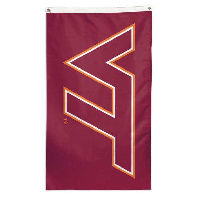 NCAA Virginia Tech Hokies team flag for sale for flagpoles at a business