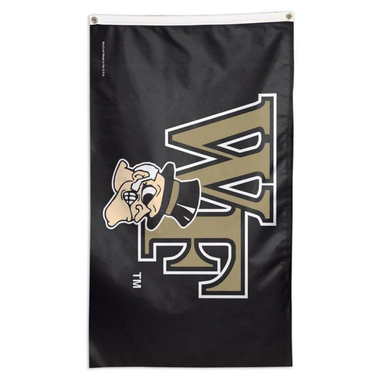NCAA Wake Forest Deamon Deacons team flag for sale for commercial flagpoles or residential