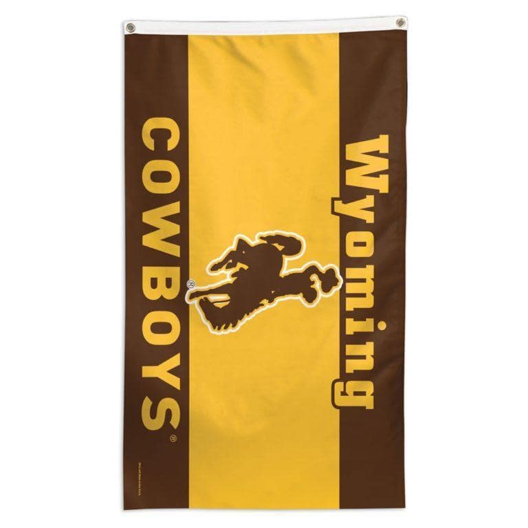 Flagpole NCAA Wyoming Cowboys team flag for sale