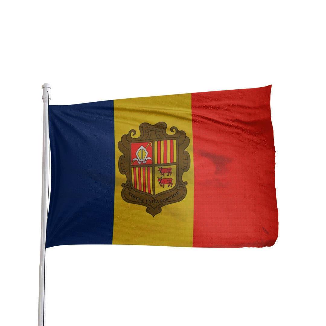 Andorra Flag - Atlantic Flagpole