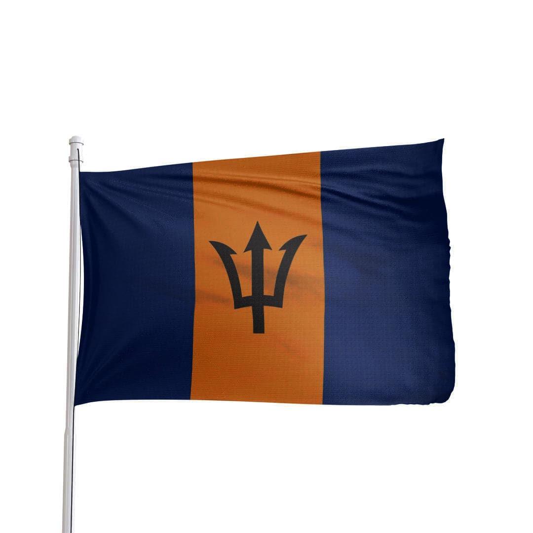 Barbados Flag - Atlantic Flagpole