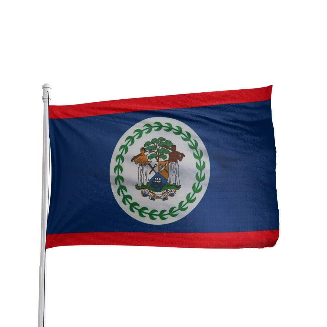 Belize Flag - Atlantic Flagpole