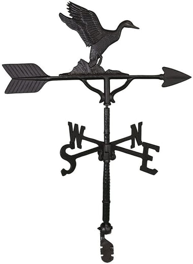 duck hunting weathervane black colored duck image