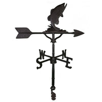 Thumbnail for black colored fishing bass weathervane picture