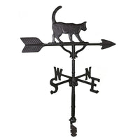Thumbnail for Cat Weathervane with black colored ornament