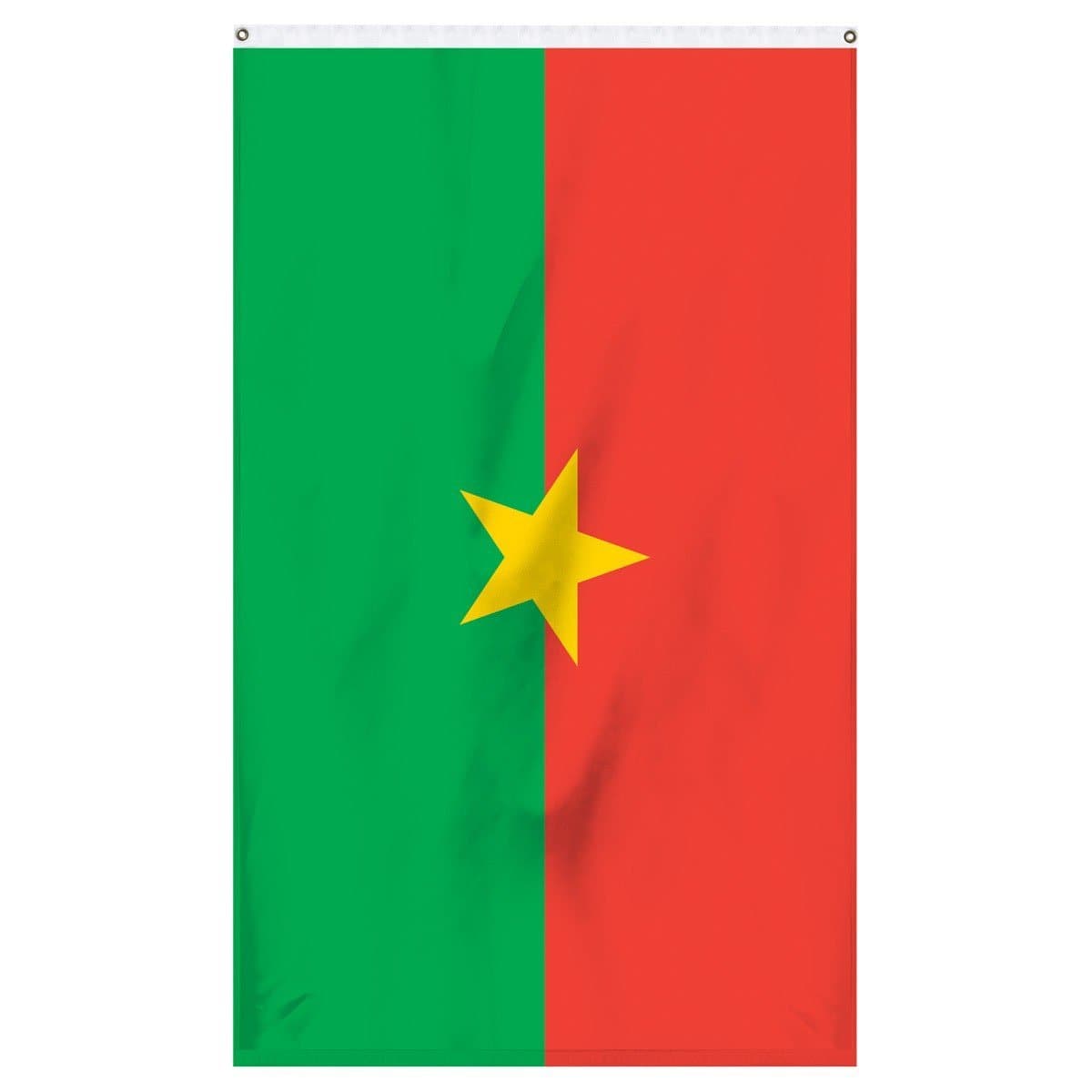 Burkina international flag for sale in America for flagpoles and parades