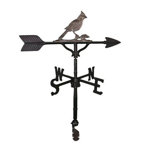 swedish iron cardinal weathervane made in america