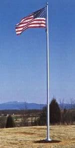 Deluxe Series Aluminum Flagpole With Internal Halyard 20X5 Flagpoles Internal Halyards