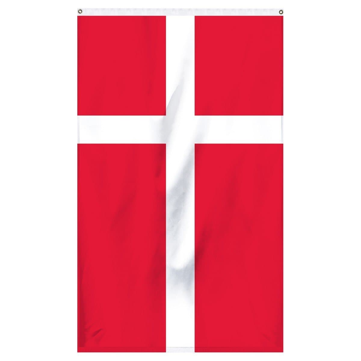 The national flag of Denmark for sale perfect for flagpoles and parades