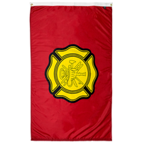 Thumbnail for red and yellow fire department flag for sale online