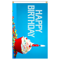 Thumbnail for Happy Birthday 3x5 Flag