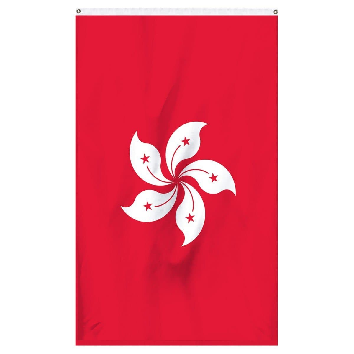 The flag of Hong Kong for sale online for flying on a flagpole or carrying in a parade