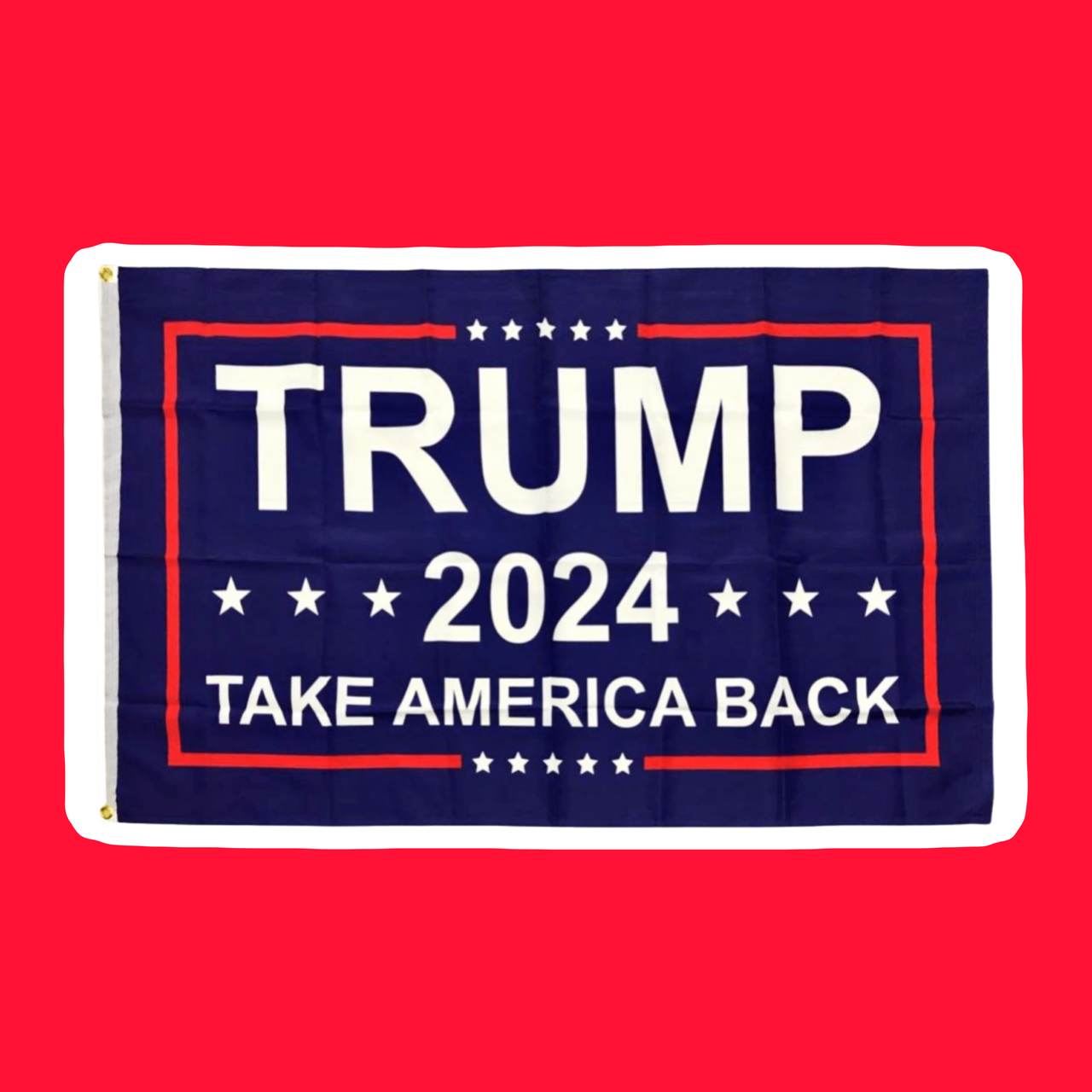Trump 2024 Take America Back Flag 3' x 5' Size