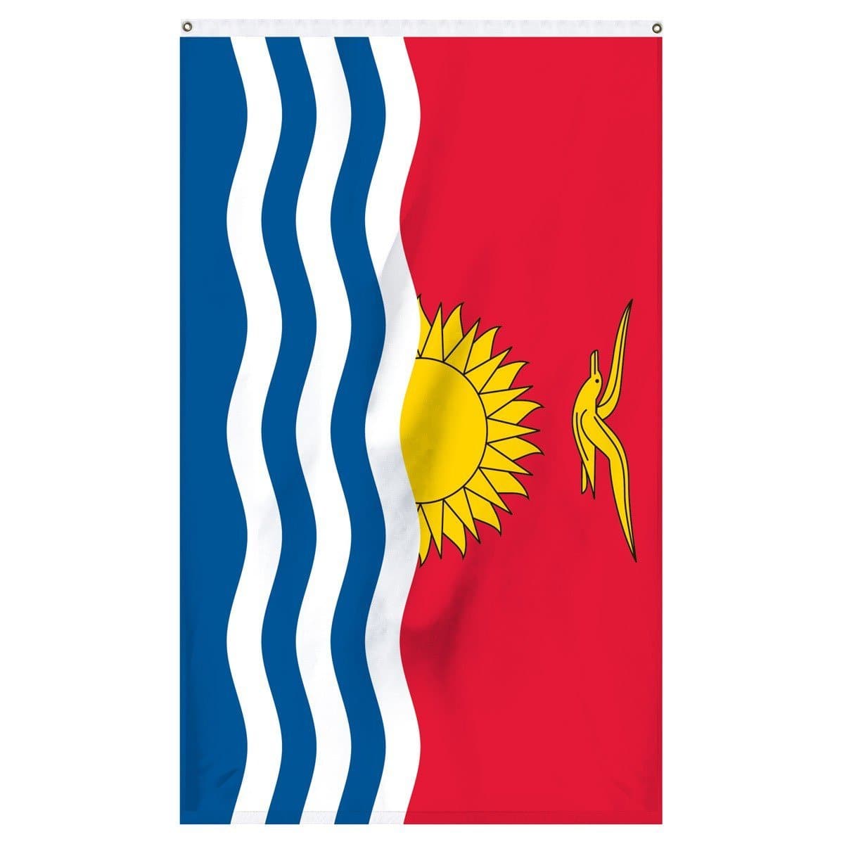The national flag of Kiribati for sale online to buy now from Atlantic Flag and Pole