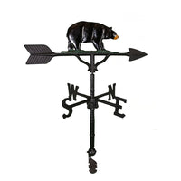 Thumbnail for Natural colored colored black bear weathervane made in America image