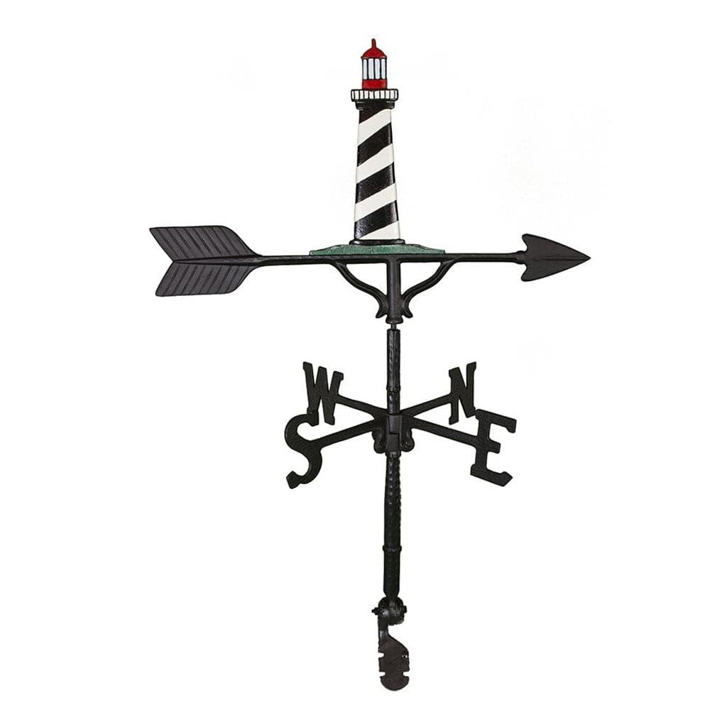 American made lighthouse weathervane image naturally color