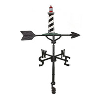 Thumbnail for American made lighthouse weathervane image naturally color