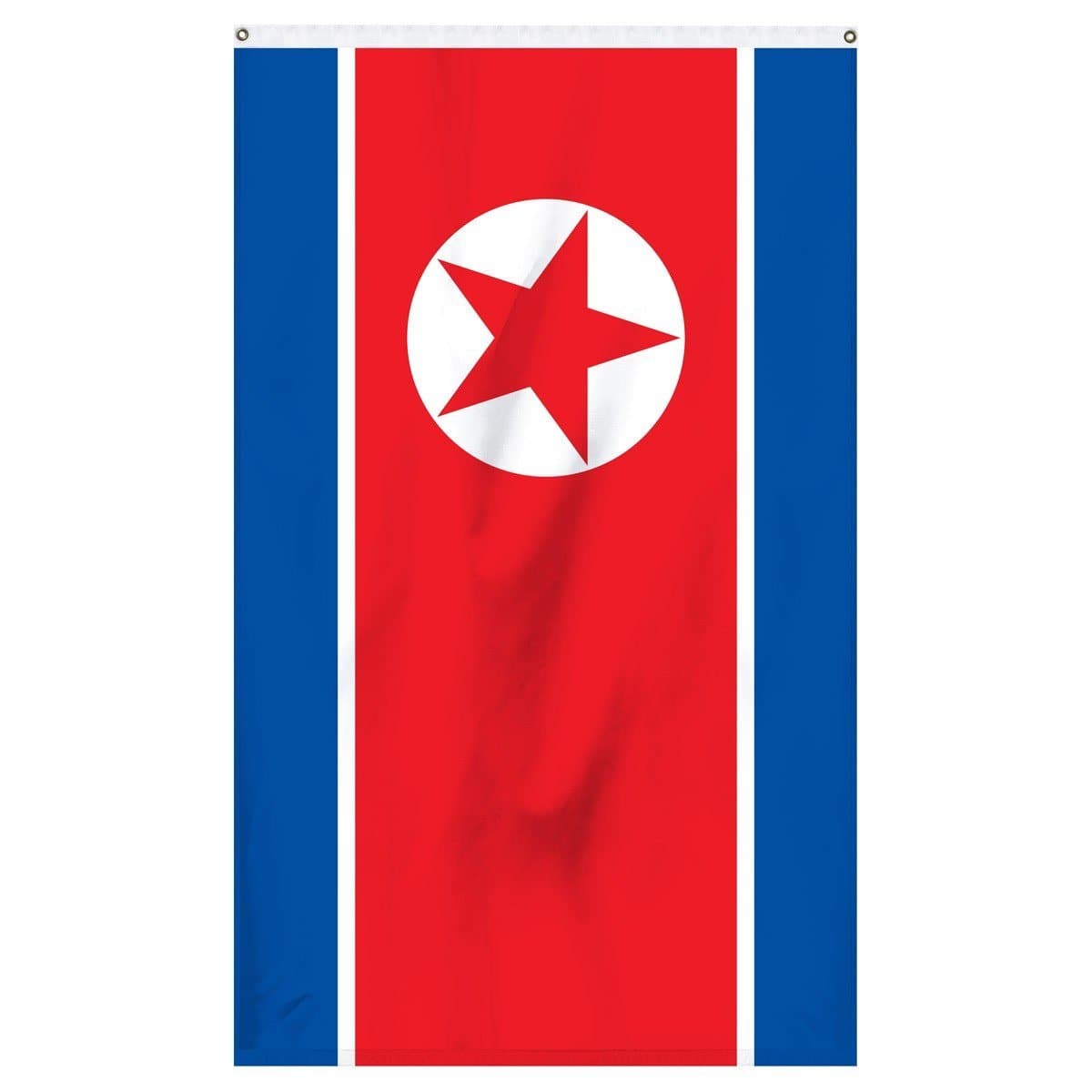 North Korea national flag for sale to buy online. Made in america flag.