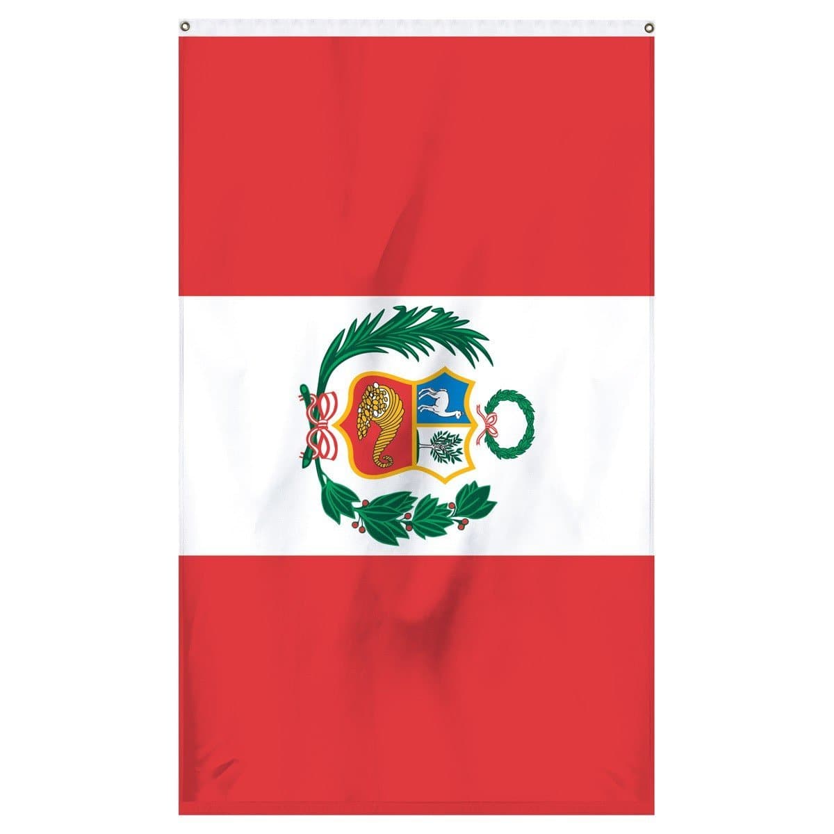 Peru National flag for sale to buy online from Atlantic Flag and Pole