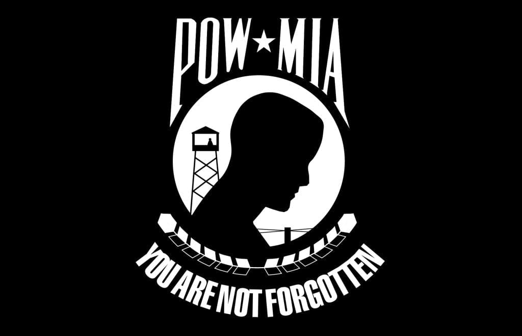 United States Pow/mia Flag Single Sided American Made Flag Flags In Us Mia Military