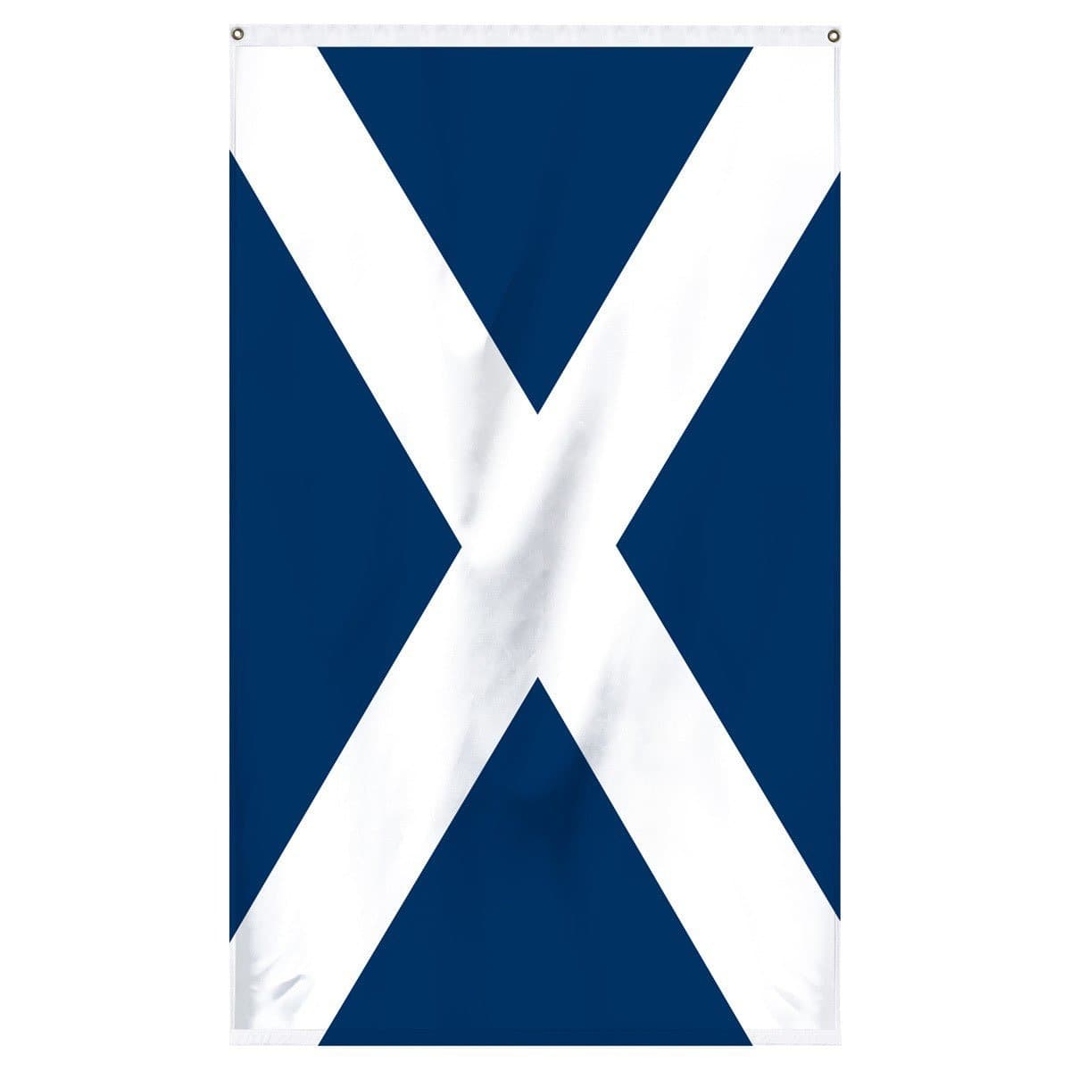 Scotland National flag with cross for sale to buy online. Blue flag with white cross.