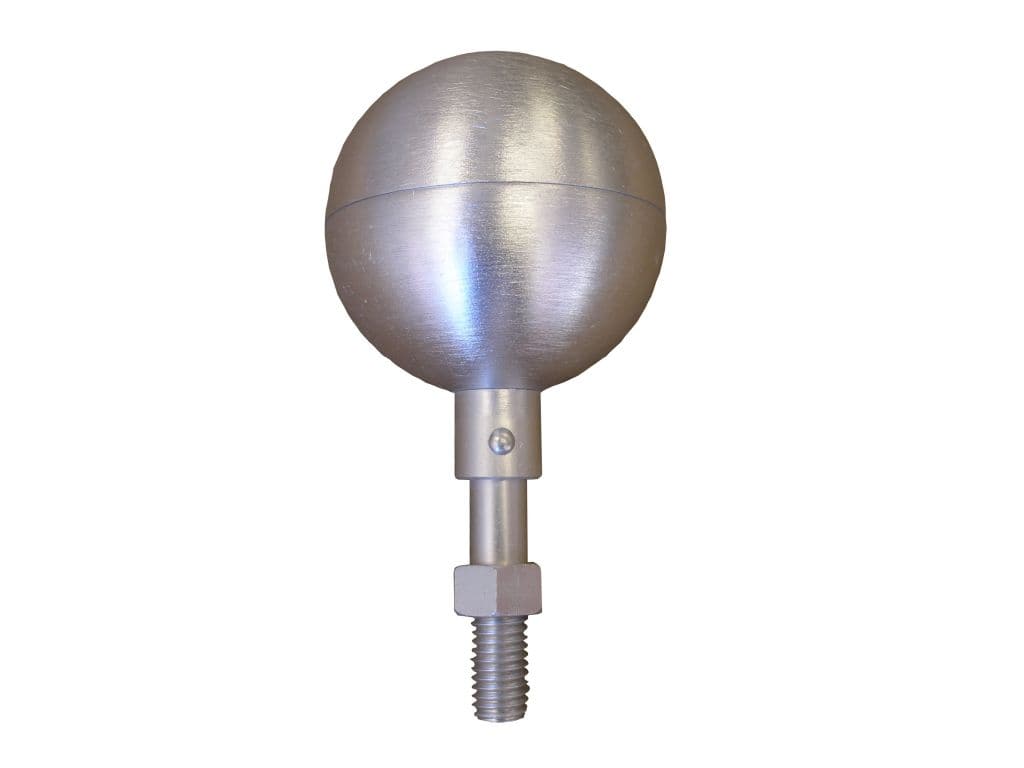 Silver Ball For Flagpole Topper 3In Flagpole Ball Topper Silver