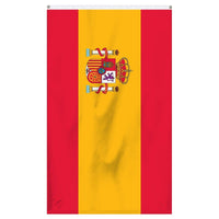 Thumbnail for Spain National flag for sale to buy online from Atlantic Flag and Pole. Red and yellow flag with Spanish coat of arms.