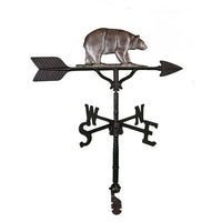 Thumbnail for Swedish Iron colored bear weathervane made in America image