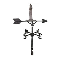 Thumbnail for American made lighthouse weathervane image swedish iron color