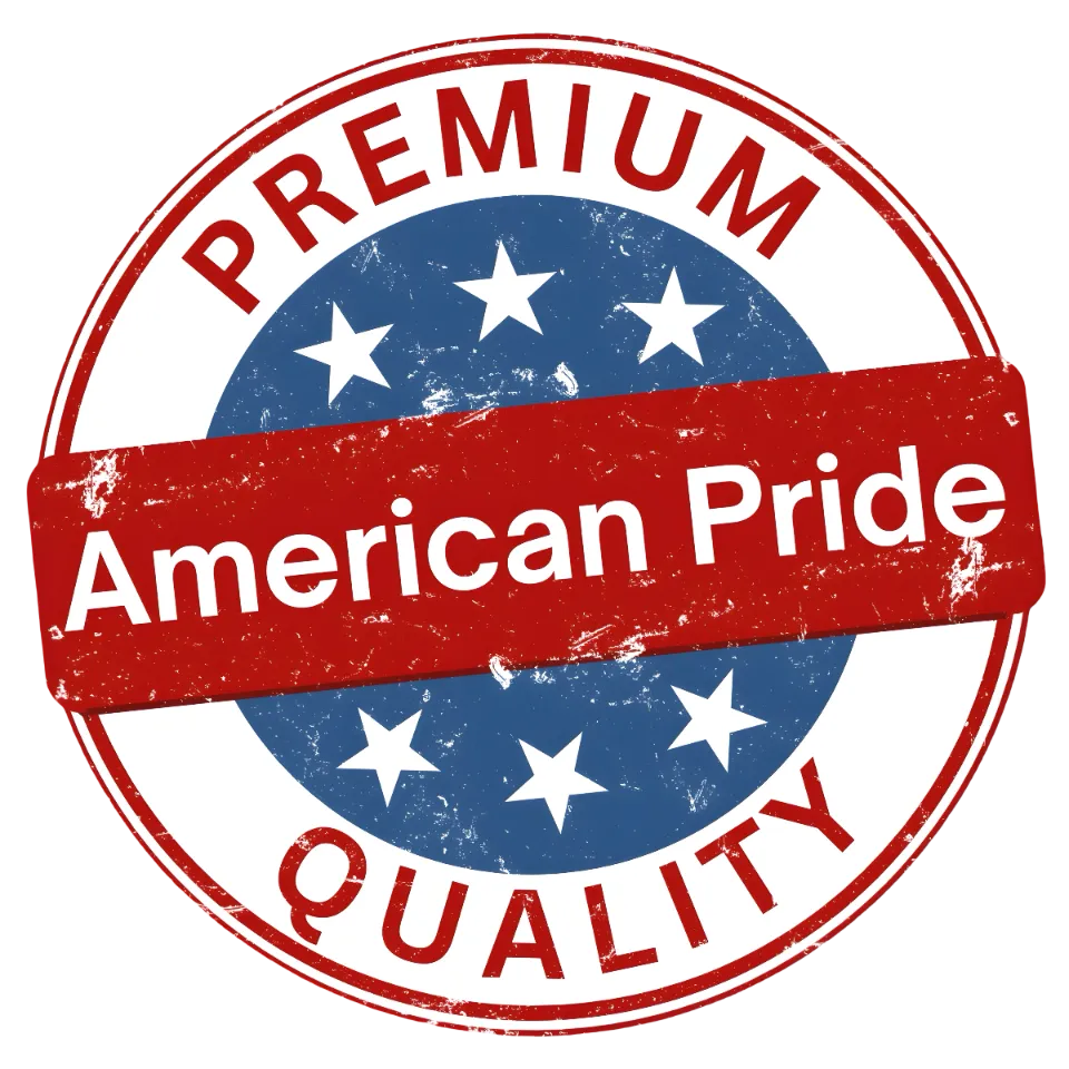 Premium Quality — American Pride seal